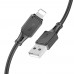 Кабель Hoco X101 USB to Lightning черный