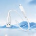 Кабель Borofone BX119 USB to Lightning белый