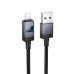 Кабель Hoco X118 USB to Lightning с дисплеем черный