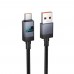 Кабель Hoco X118 USB to Type-C с дисплеем черный