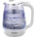 Электрочайник Liberton LEK-6807 1500W 1.8 л белый стекло + пластик