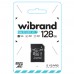 Карта памяти microSDXC (UHS-1 U3) Wibrand 128Gb class 10 (SD-адаптер)