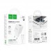 Мережевий зарядний пристрій з кабелем HOCO C147A Charm PD20W+QC3.0 charger set (C to C)(EU) білий Мережевий зарядний пристрій з кабелем HOCO C147A Charm PD20W+QC3.0 charger set (C to C)(EU) білий