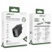 Мережевий зарядний пристрій ACEFAST A78 PD20W GaN (USB-A+USB-C) charger чорний