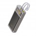 Зовнішній акумулятор HOCO J104A Discovery edition 22.5W fully compatible power bank with cable(20000mAh) сірий