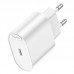 Мережевий зарядний пристрій HOCO C109A(PD20W) Fighter single port PD20W charger білий Мережевий зарядний пристрій HOCO C109A(PD20W) Fighter single port PD20W charger білий