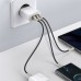 Мережевий зарядний пристрій Baseus Compact Quick Charger 2U+C 30W EU білий CCXJ-E02
