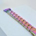Ремінець для Xiaomi Mi Band 8/9/10 3-BEAD METAL BAND Oil rainbow