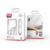Мережевий зарядний пристрій XO L97 A+C dual port Home charger with Micro cable Білий