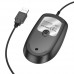 Дротова оптична USB мишка BOROFONE BG17 Morning business wired mouse чорна