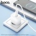 Мережевий зарядний пристрій HOCO CS52A Surplus single-port QC3.0 charger set(Type-C) білий Мережевий зарядний пристрій HOCO CS52A Surplus single-port QC3.0 charger set(Type-C) білий