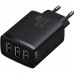 Мережевий зарядний пристрій Baseus Compact Charger 3-USB 17W EU чорний CCXJ020101