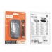 Беспроводная аккумуляторная мышь HOCO GM43 Adelanto dual-mode wireless mouse (rechargeable version) space серый