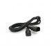 Кабель питания вторичный PC - monitor 1.8m 0.75mm IEC C13-C14 OEM