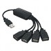 Хаб 4 порта гидра microUSB папа папа Otg