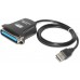 Кабель переходник Usb - Lpt Bitronix 36 pin 1.5 метровый