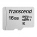 Карта памяти Transcend 300S microSDHC 16 GB UHS-I + SD адаптер (TS16GUSD300S-A)