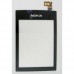 Сенсорная панель для Nokia 300 Asha черная Копия ааА