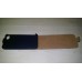 Чехол-флип кожаный для iPhone 4 чёрный матовый