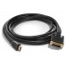 Кабель Dvi - HDMI 2 ferite 24pin - 24pin длина 5 метров at9154