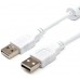 Кабель Usb 2.0 AM / AM male to male длина 1,8 метра белый  пакет