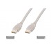 Кабель Usb 2.0 AM / AM male to male длина 1,8 метра белый  пакет