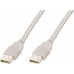 Кабель Usb 2.0 AM / AM male to male длина 1,8 метра белый  пакет