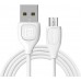 Кабель MicroUSB Remax Lesu RC-050m белый