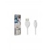 Кабель MicroUSB Remax Lesu RC-050m белый