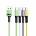 Кабель супер прочный долго живущий микроЮСБ силиконовая оплетка micro Usb