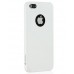 Чехол-накладка для iPhone SE 5 5s RGBmix белая с вырезом