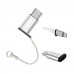 Переходник отг адаптер Remax RA-USB1 Micro-USB - Type-C silver