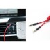 Аудио кабель Aux Remax 3.5mm Aux Jack Cable L100 1 метр красный