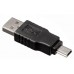 Переходник штекер Usb A - папа штекер mini Usb 5pin