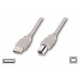 Провод Usb 2.0 AM/BM кабель для принтера длина 1.8 м белый