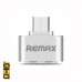 Переходник Otg Remax MicroUSB - usb RA-OTG Silver (серебристый)
