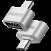 Переходник Otg Remax MicroUSB - usb RA-OTG Silver (серебристый)