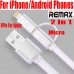 Кабель Remax Aurora 2 в 1 трансформер Lightning micro Usb