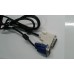 Кабель VGA-DVI-I 24+5 пин 1.5 метра черный