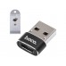 Переходник HOCO UA6 USB male to Type-C female 6957531064138