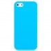 Чехол силикон для iPhone 5 / 5s голубой