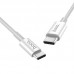 Кабель Type-C to Type-C Hoco X23 Skilled charging data cable белый