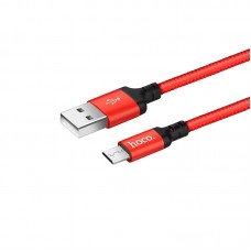 Кабель скоростной Hoco X14 Micro-USB 1m красный