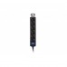 Сетевой удлинитель 2E 5XSchuko с выключателем 3G*1.5мм 1.5м Black (2E-U05ES15M1.5BK)
