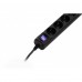 Сетевой удлинитель 2E 5XSchuko с выключателем 3G*1.5мм 5м Black (2E-U05ES15M5BK)