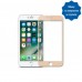 Защитное стекло 5D 2 in 1 для Apple IPhone 8 White+Gold