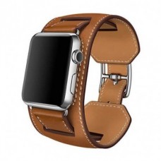 Ремешок для Apple Watch 38mm Wide Leather Band Brown