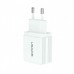 Сетевое зарядное устройство Usams US-CC090 T24 2.1A Dual USB Travel Charger (EU) White (CC90TC01)