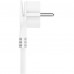 Сетевой удлинитель Hama 3XSchuko 3G*1.5мм 1.4м USB-C/A, PD/QC White (00133757)