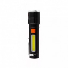 Ручной фонарик аккумуляторный Led Flashlight 2in1 Type-C XH-P50 BX-P12 Black